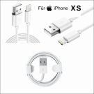 iPhone XS Lightning auf USB Kabel 1m Ladekabel